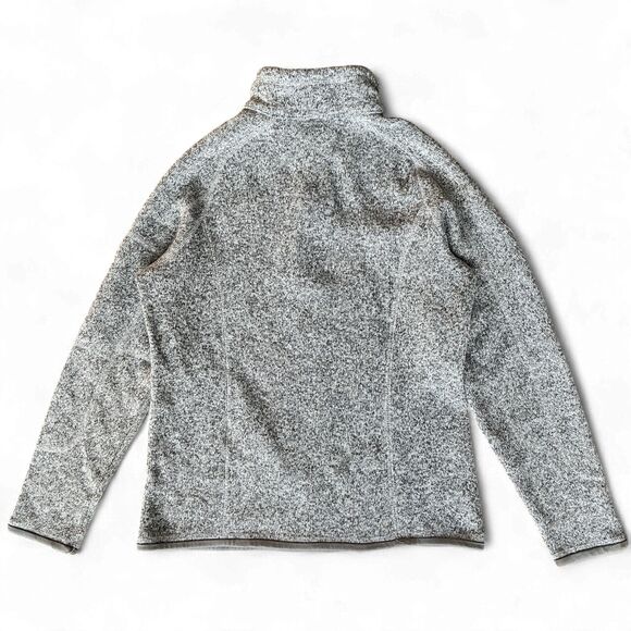 Patagonia Girls Better Sweater Fleece Jacket Size XL 1/4 Zip Birch White Hiking - Picture 7 of 13